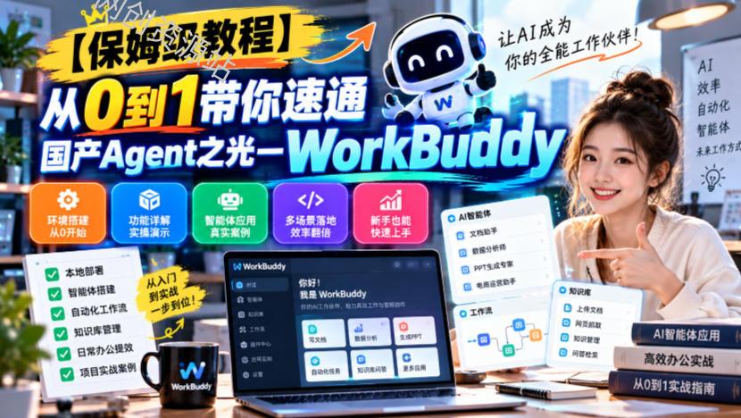 【保姆级教程】从0到1带你速通国产Agent之光—WorkBuddy【文档】