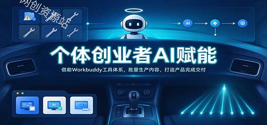 个体创业者AI赋能：借助Workbuddy工具体系，批量生产内容，打造产品完成交付