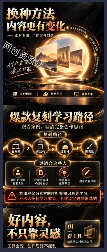 素材制作知识课,爆款复刻Codex短视频自动化,从素材拆解到创意表达,让AI自动“干活”,而不是只会回答问题