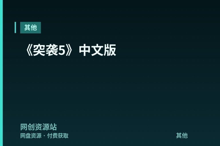 《突袭5》中文版