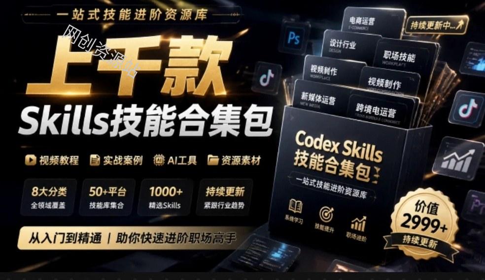 真值得收藏了,这次!上千款AI Skills技能直接被人打包好了,给AI工具备下了一整间技能商店